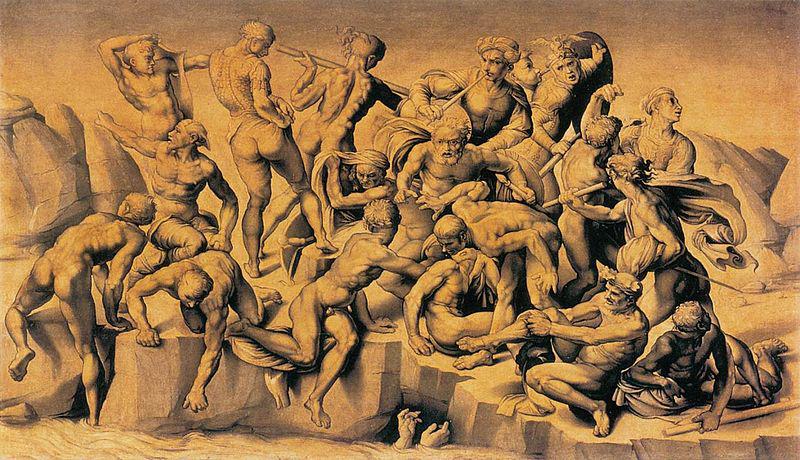 Bastiano da Sangallo The Battle of Cascina France oil painting art